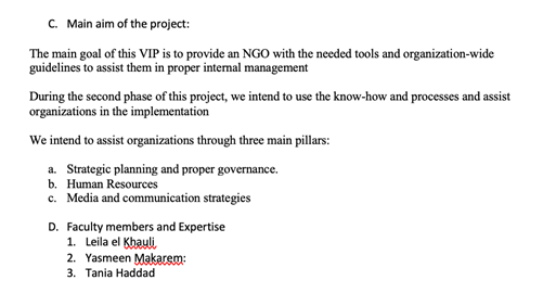 Towards an inclusive service delivery process: supporting NGOs in the MENA region